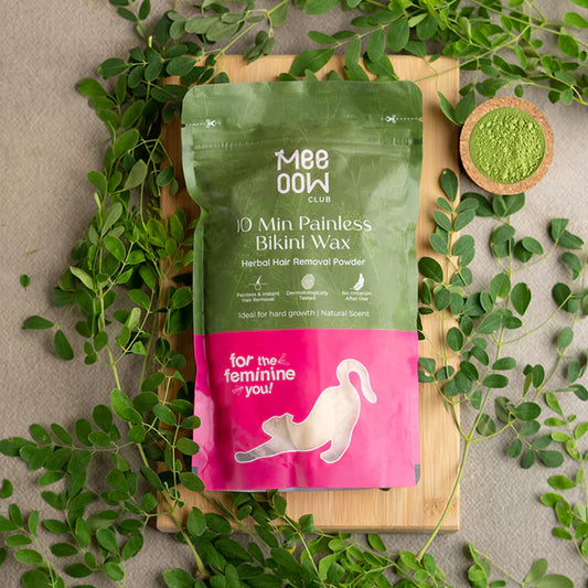 4-in-1 Herbal Bikini Hair Removal Wax Powder Mask