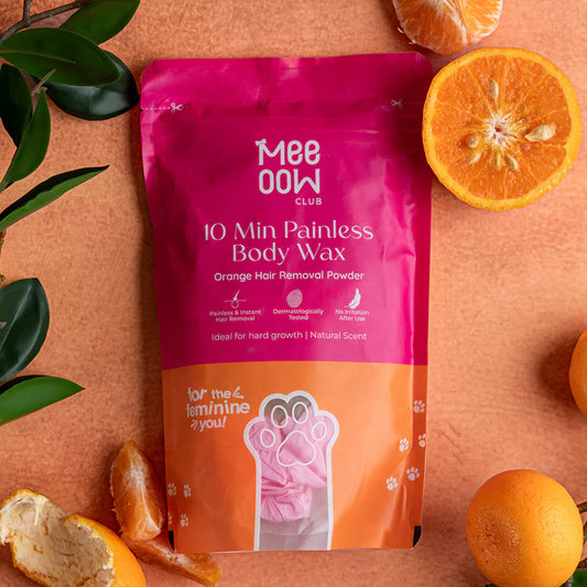 4-in-1 Mogra Body Hair Removal Wax Powder Mask